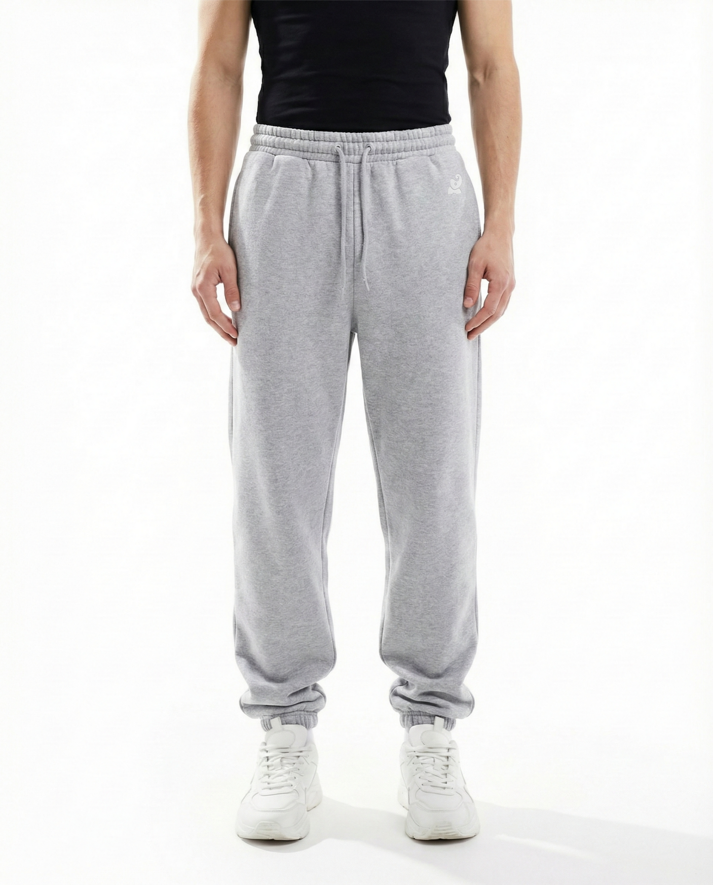 Men's Grey Melange Sweatpants